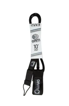 10' Regular Calf Leash Black