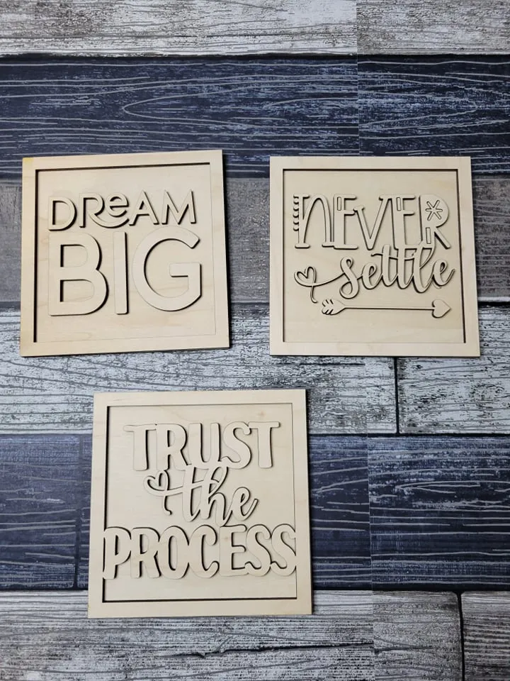 12 Days of Inspiration: Layered Mini Signs SVG Laser Ready