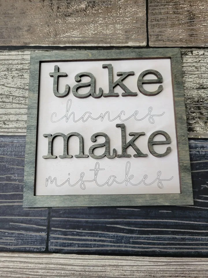 12 Days of Inspiration: Layered Mini Signs SVG Laser Ready