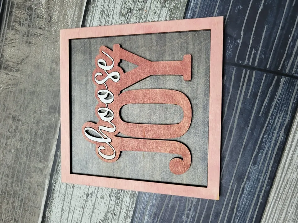 12 Days of Inspiration: Layered Mini Signs SVG Laser Ready