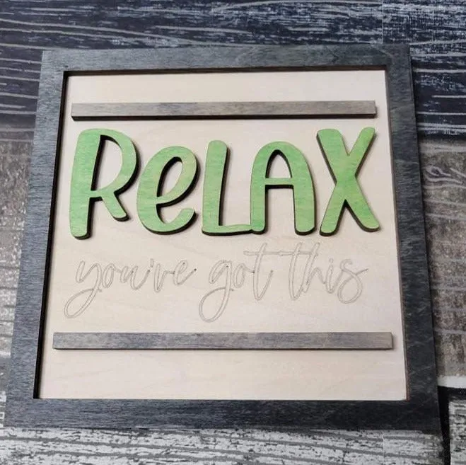 12 Days of Inspiration: Layered Mini Signs SVG Laser Ready