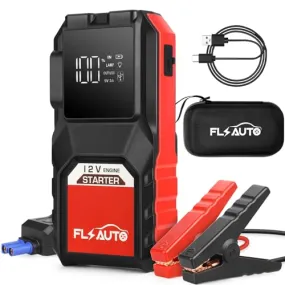 3000A Jump Starter Battery Pack,Portable Car Jumper Starter for up to 8L Gas&6.0L Diesel Engines,12V Auto Battery Booster with Smart Charging Port, LCD Display, Intelligent Jumper Clamps