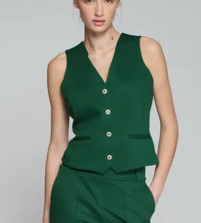 31594 Agata Green Waistcoat