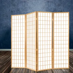 6 Panel Solid Pine Room Divider, Non-Woven – Artiss