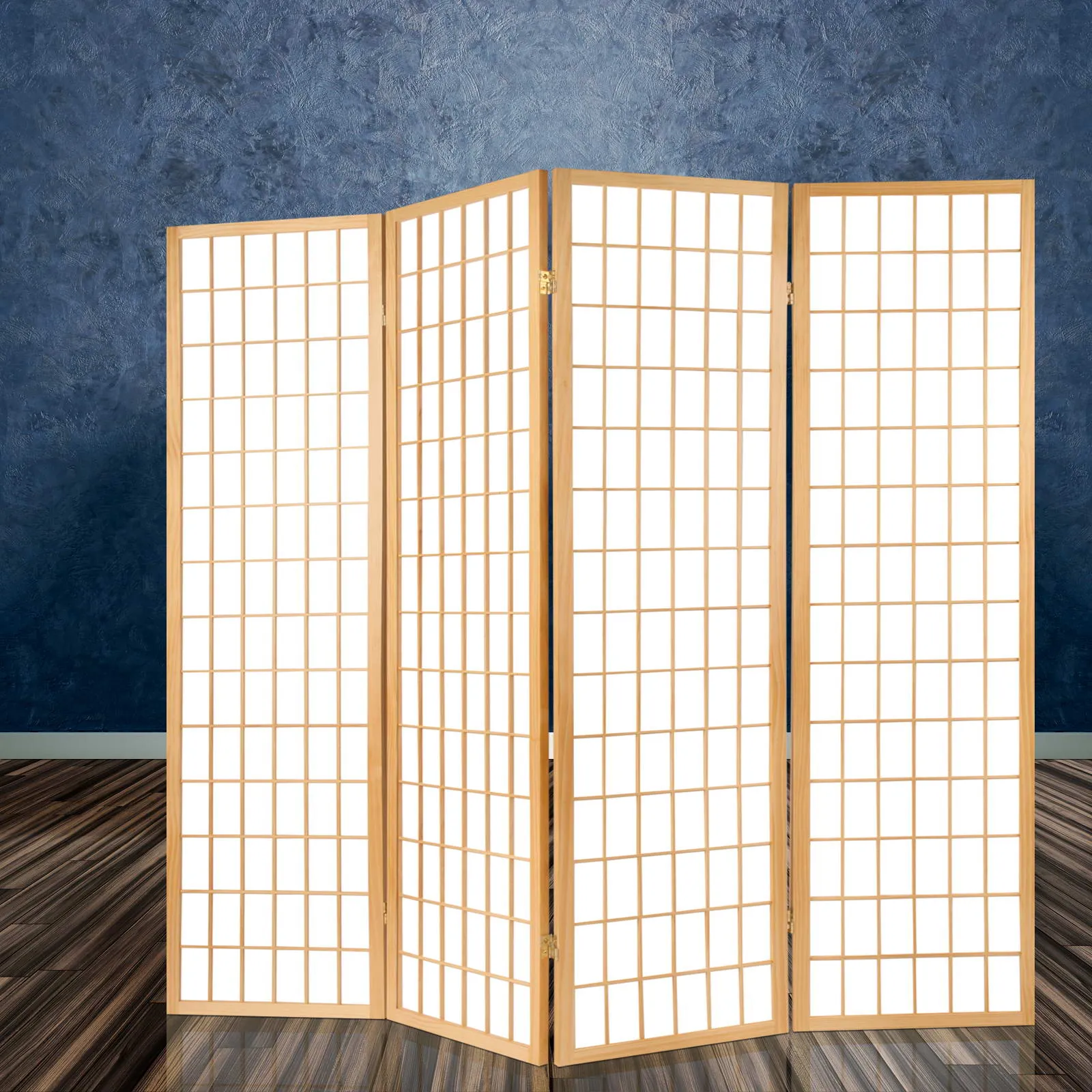 6 Panel Solid Pine Room Divider, Non-Woven – Artiss