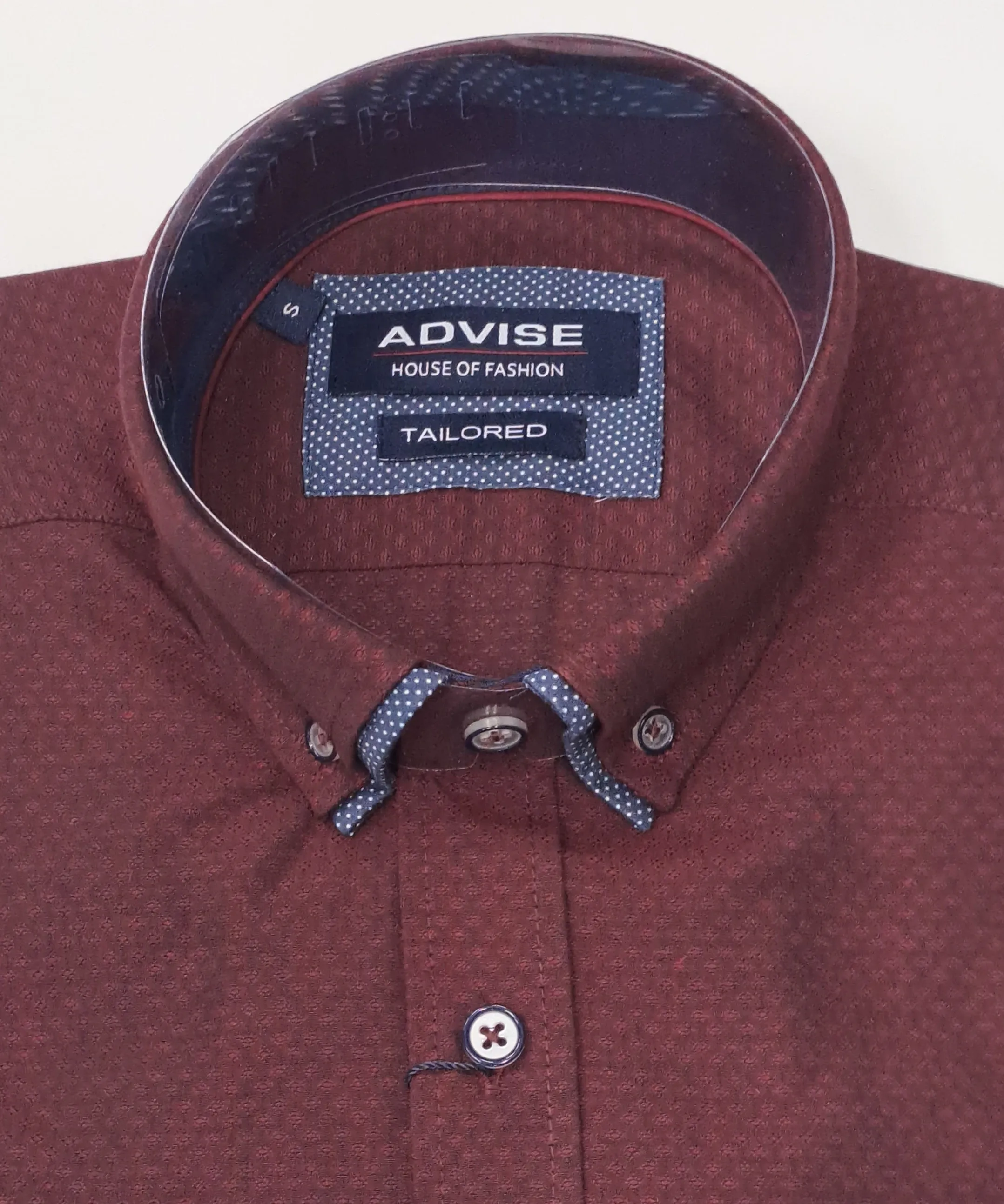 Advise Long Sleeve Shirt 808 - Burgundy