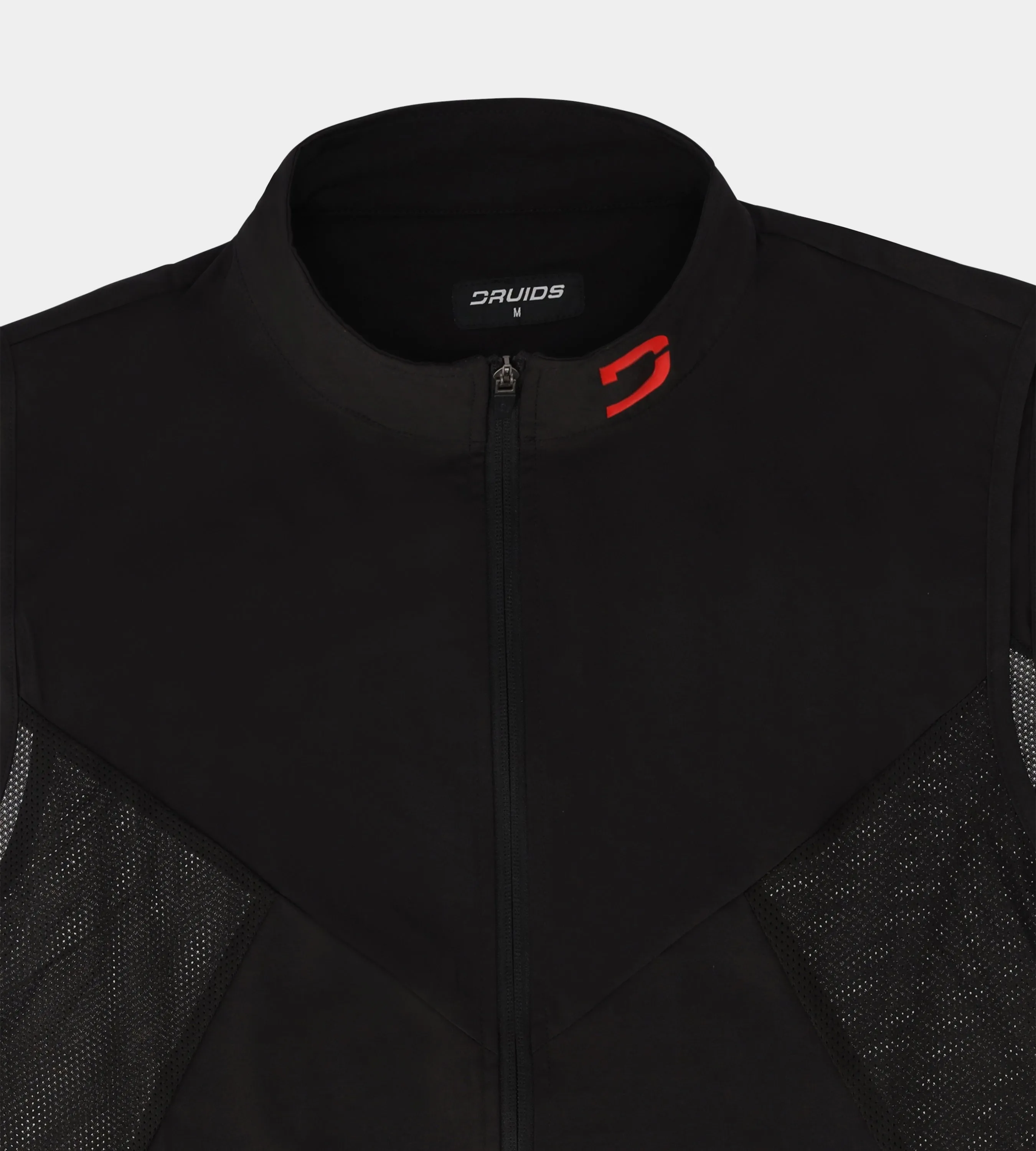 AIR MESH GILET - BLACK