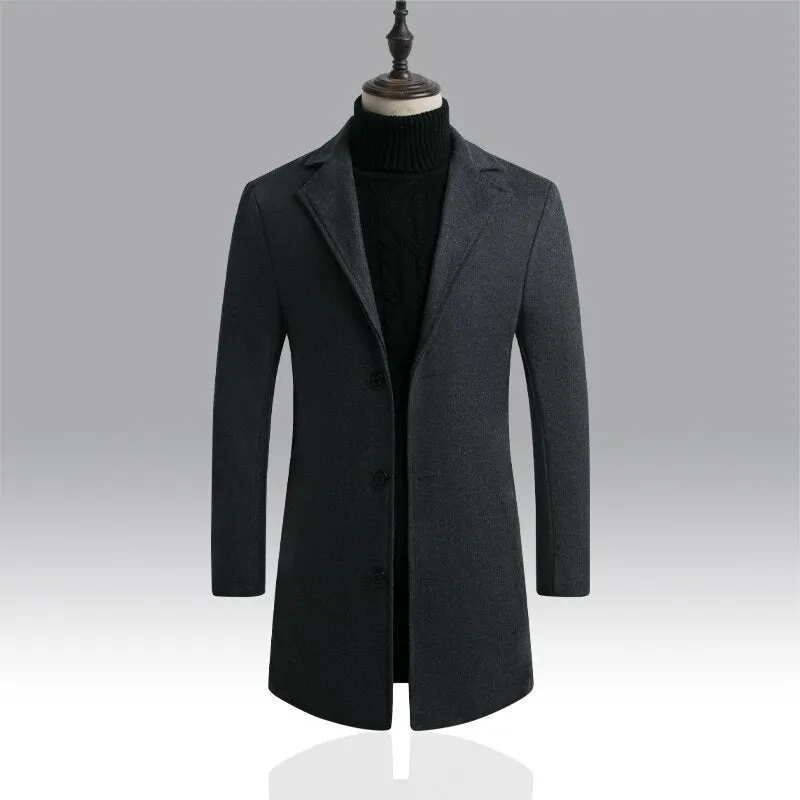 Angelo Ricci™ Designer Business Style Overcoat