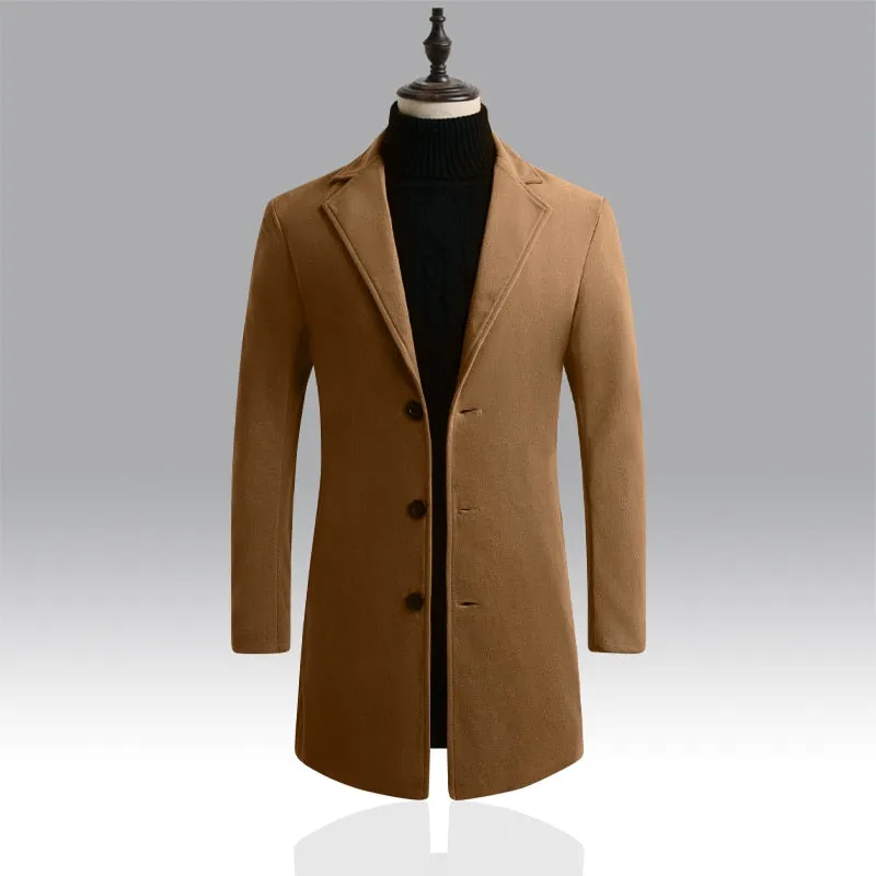 Angelo Ricci™ Designer Business Style Overcoat