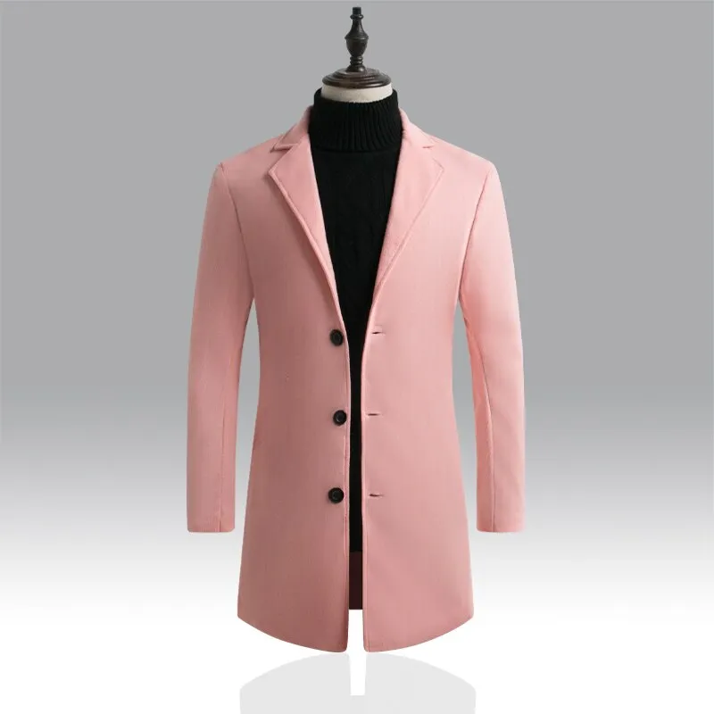 Angelo Ricci™ Designer Business Style Overcoat