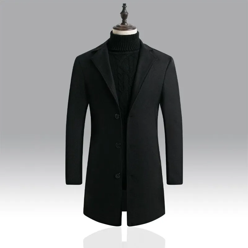 Angelo Ricci™ Designer Business Style Overcoat