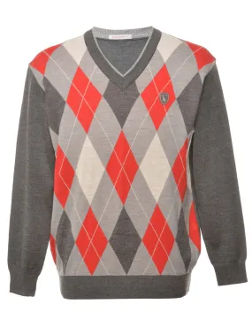 Argyle Jumper - S