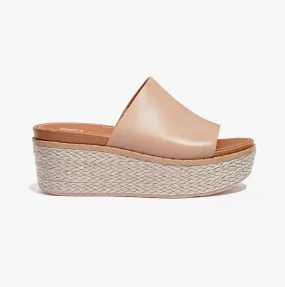 AY9-137 ELOISE ESPADRILLE Ladies Wedges  Beige