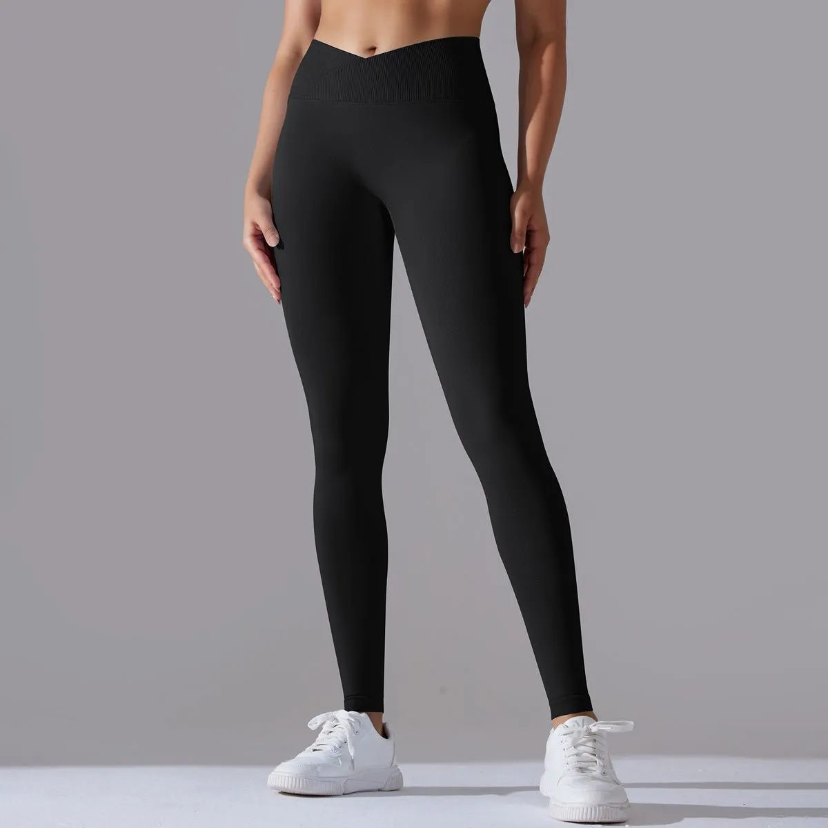 Azul Seamless Knitted Yoga Pants leggings