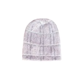 BEANIE - RADISH PLAID