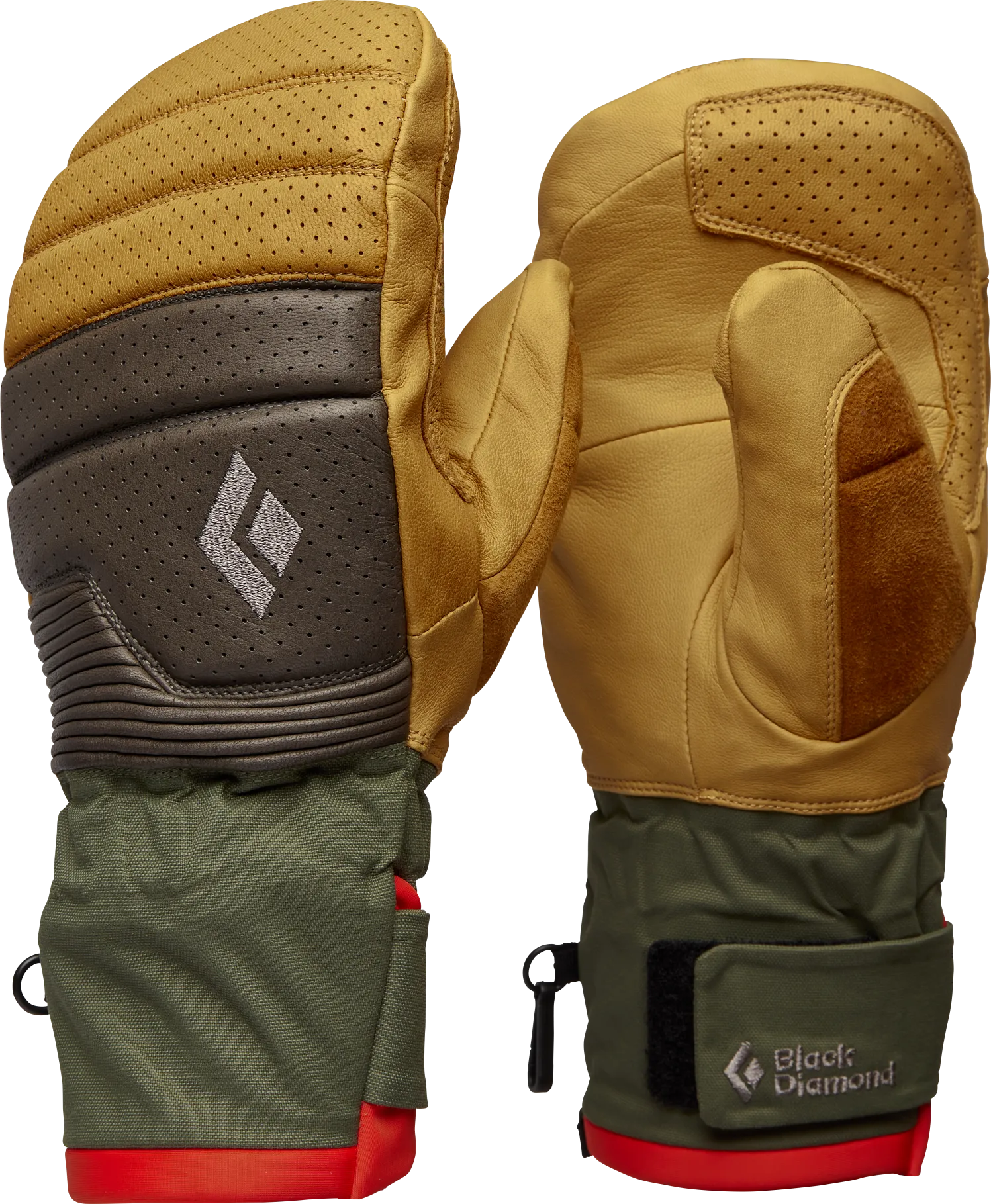 Black Diamond Men&#x27;s Progression Mitts Natural/Walnuts | Buy Black Diamond Men&#x27;s Progression Mitts Natural/Walnuts here | Outnorth