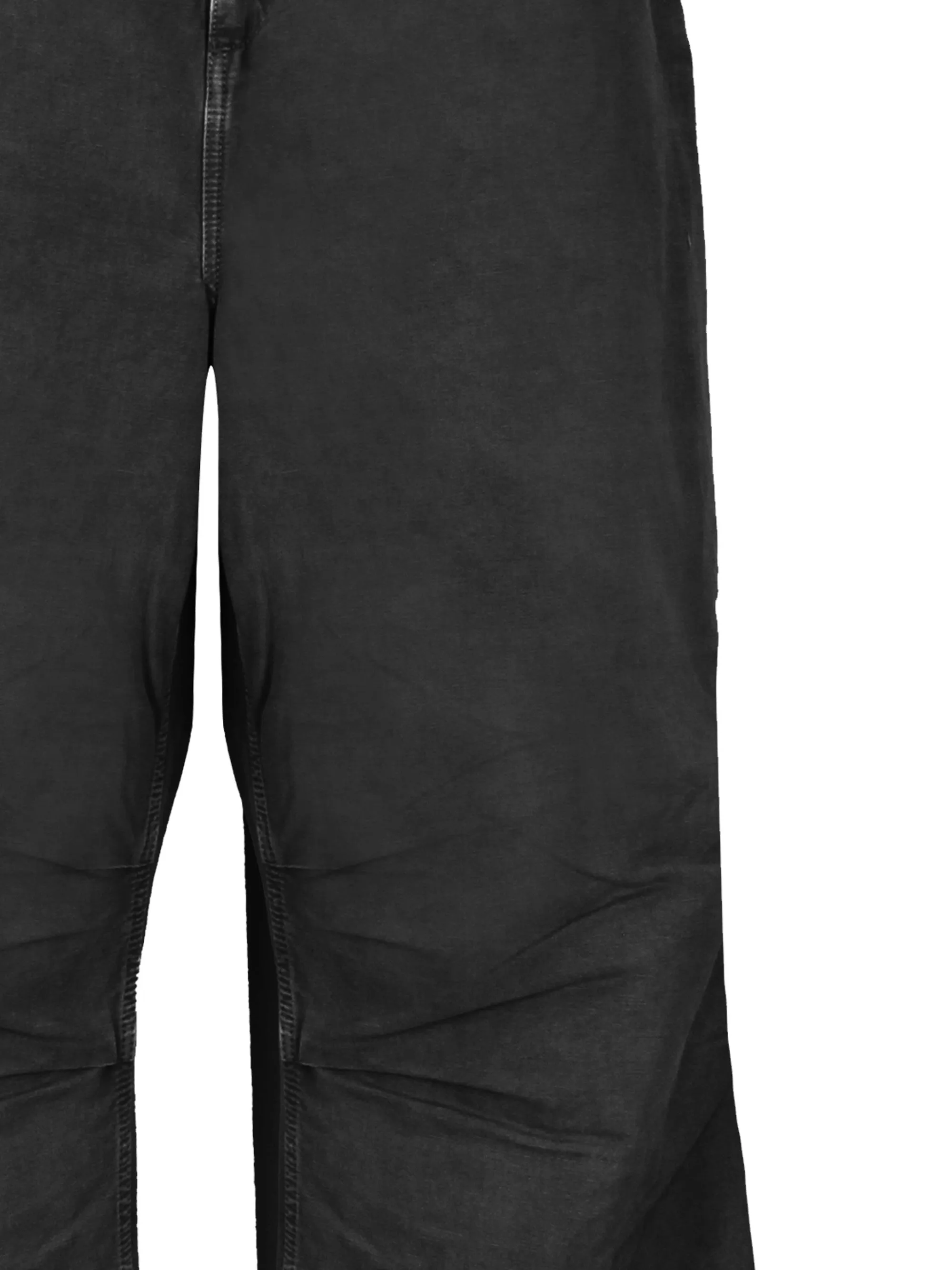 Black Stone Dyed Casual Trousers