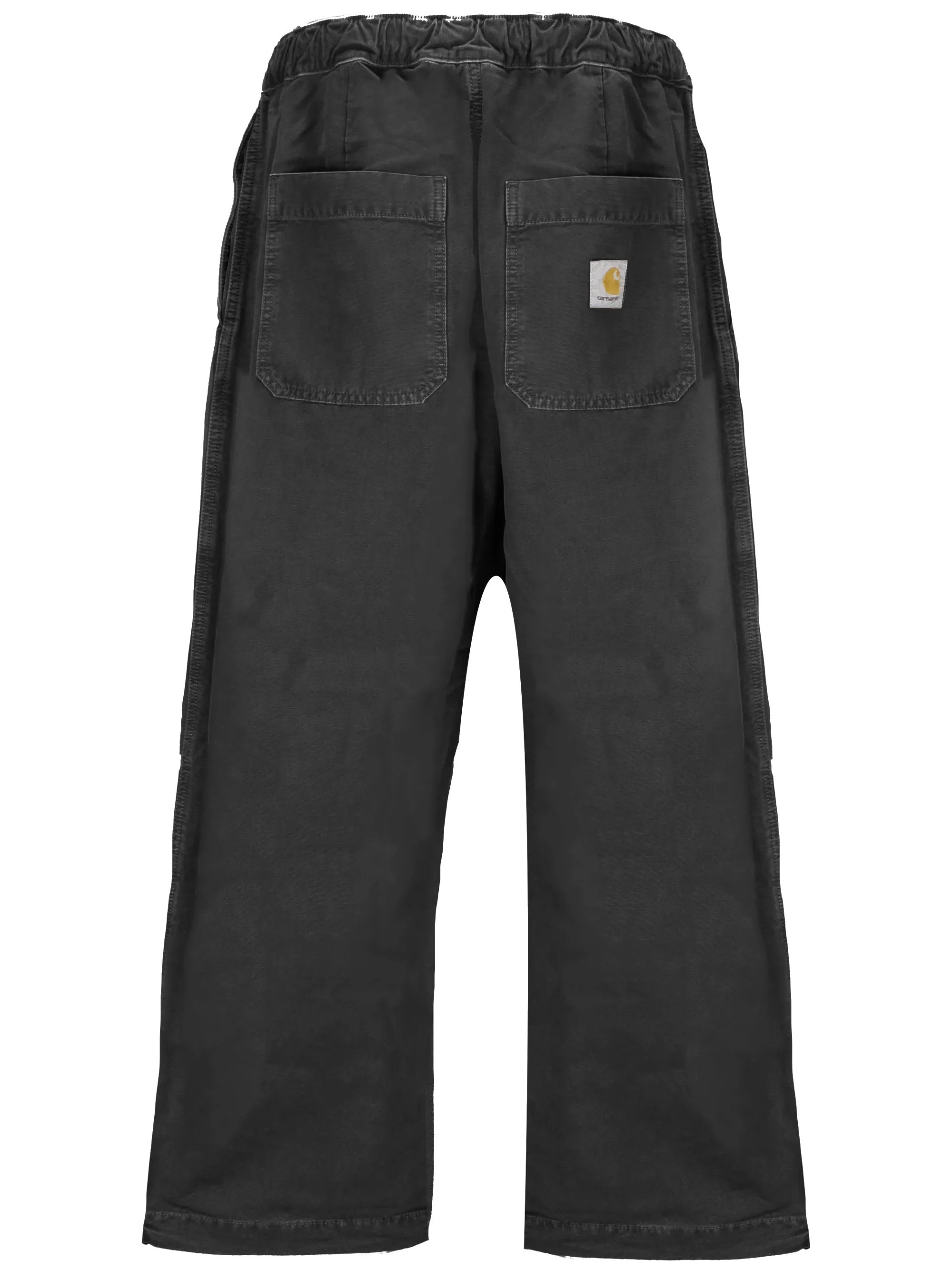 Black Stone Dyed Casual Trousers