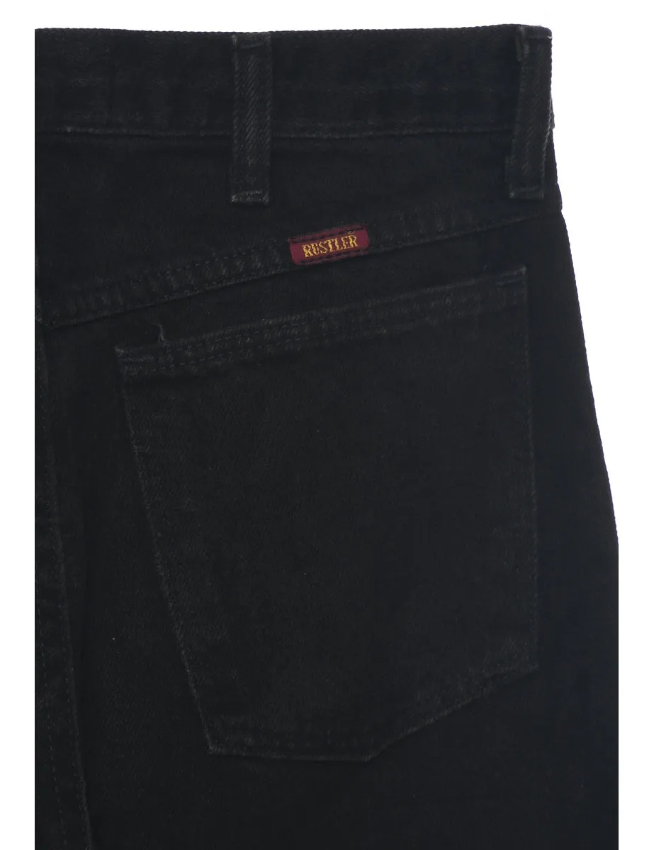 Black Straight Fit Jeans - W30 L30