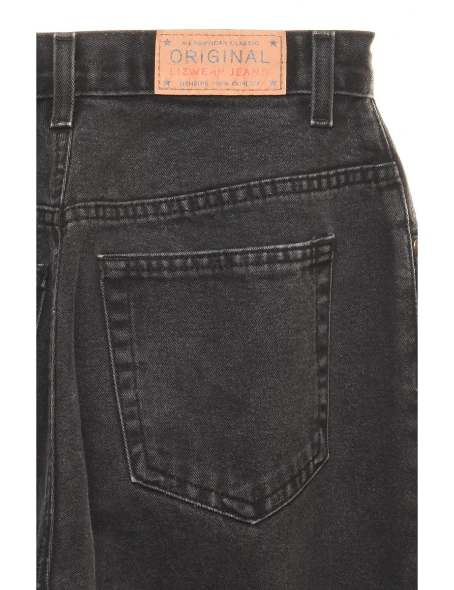 Black Tapered Jeans - W26 L28