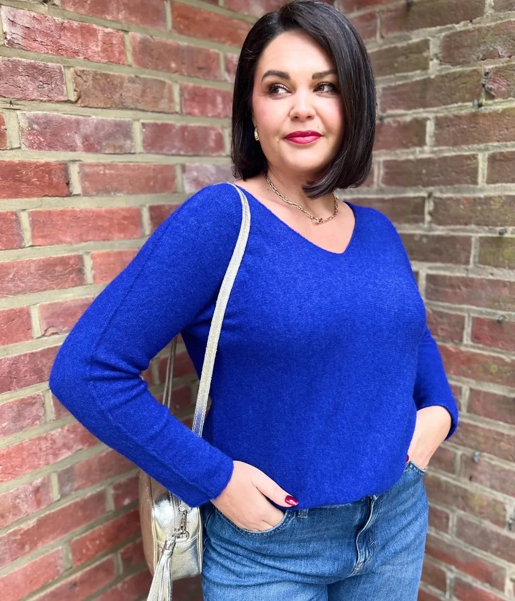 Blue Super Soft Ria Jumper