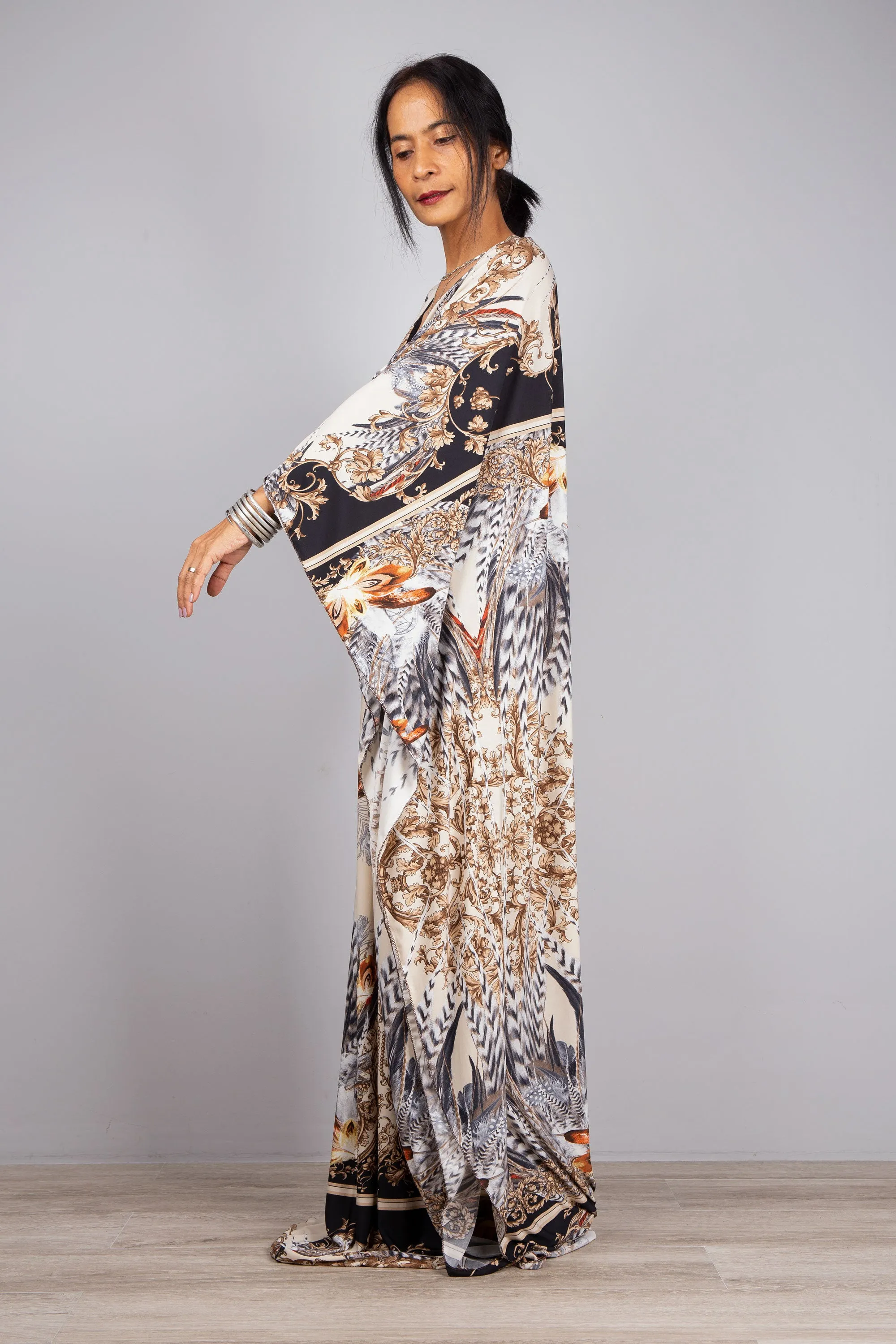 Boho Kaftan Frock Dress