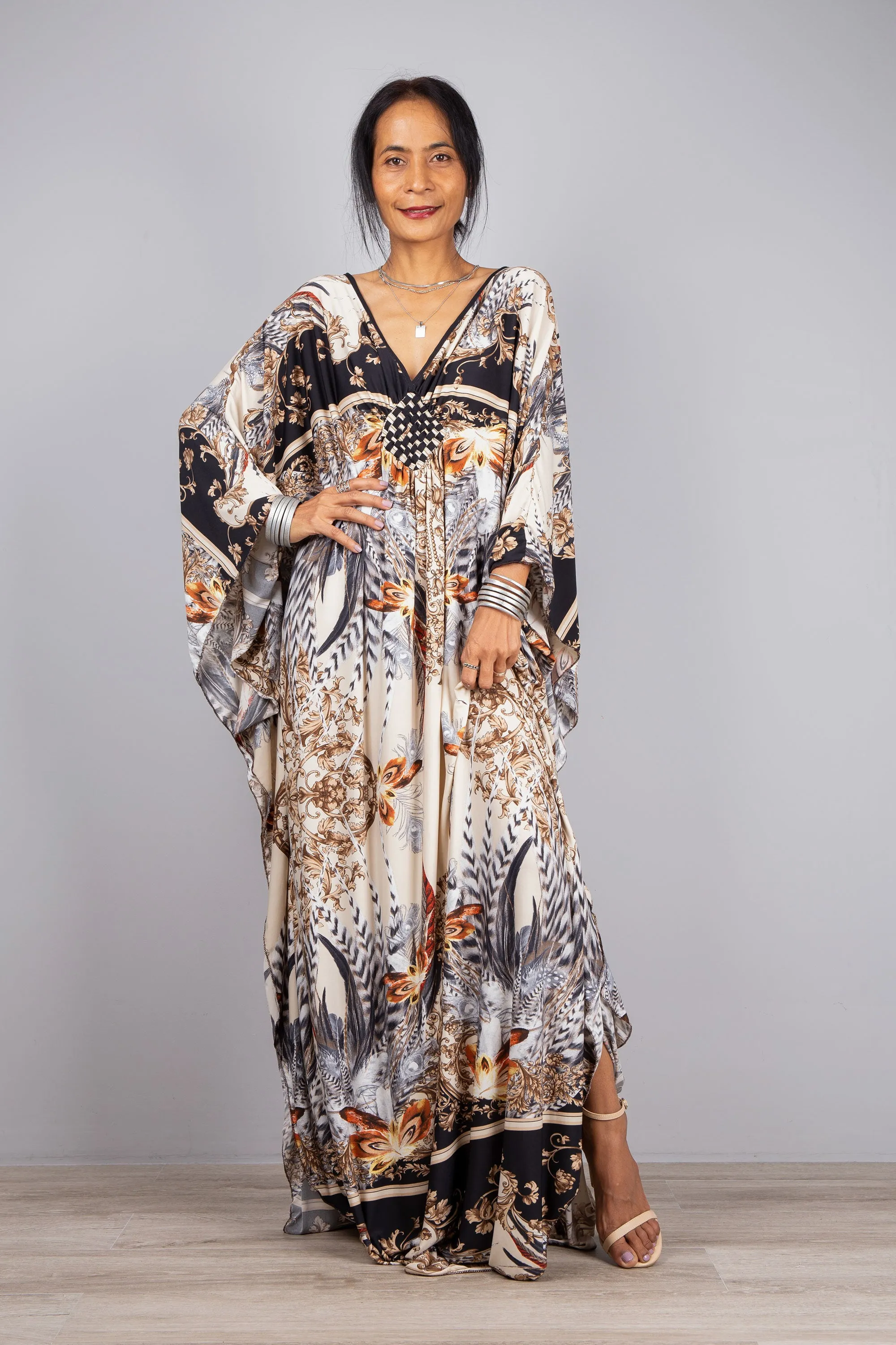 Boho Kaftan Frock Dress