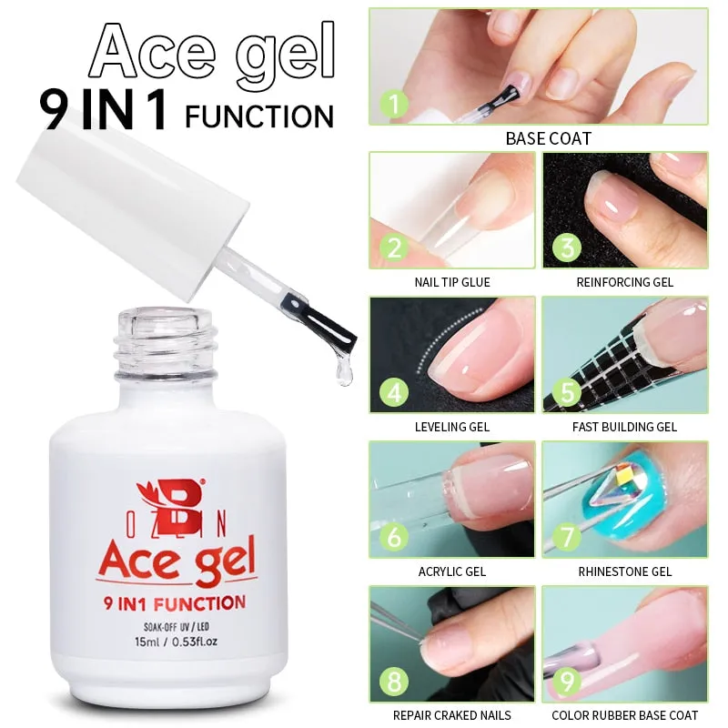 BOZLIN 15ML Function Gels - Soak Off  UV/LED Nail Gels