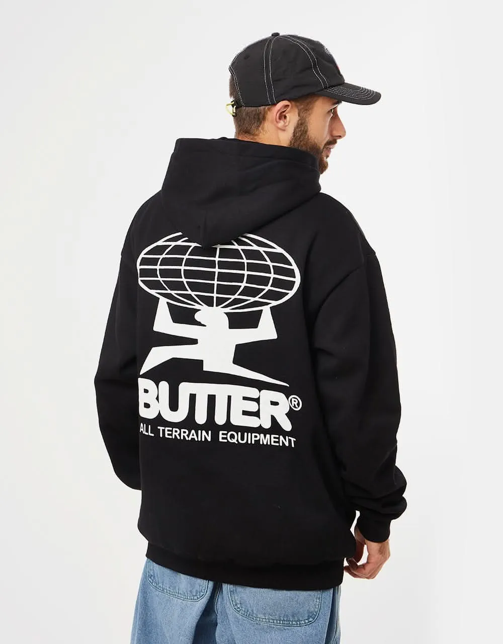 Butter Goods All Terrain Pullover Hoodie - Black