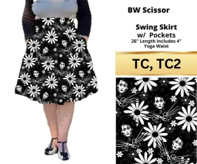 BW Scissor Swing Skirt