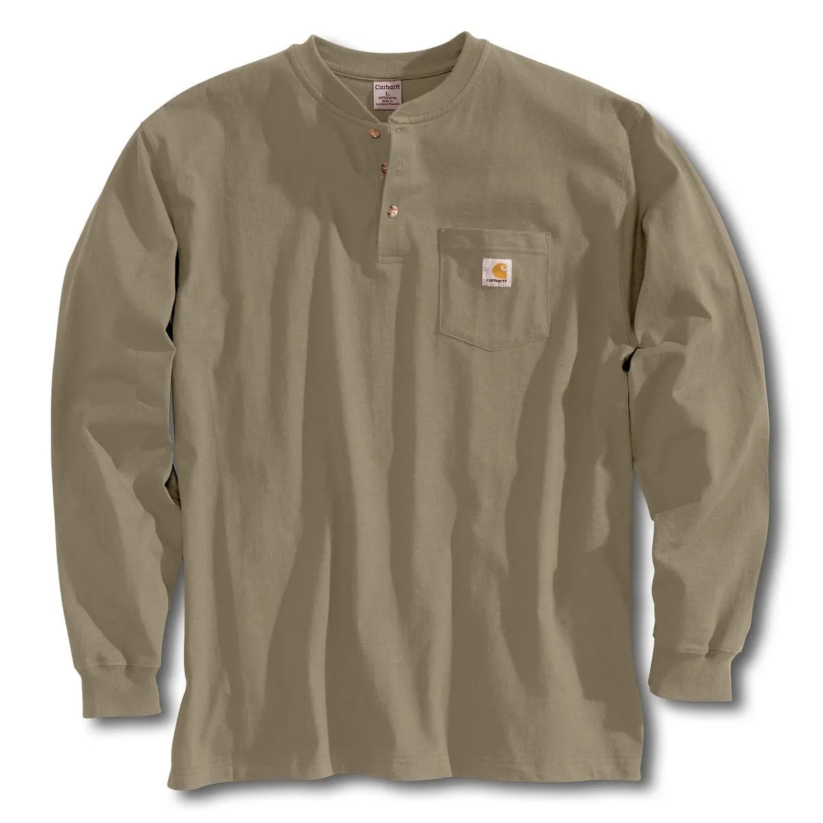 Carhartt Men's Tall Desert Workwear Pocket L/S Henley