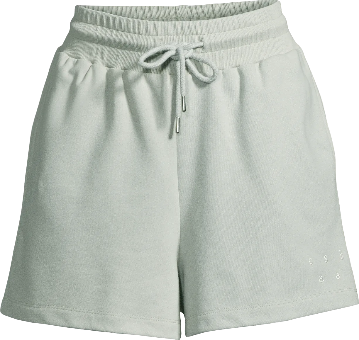 Casall Women&#x27;s Natural Dye Terry Sweat Short Light Pistachio | Buy Casall Women&#x27;s Natural Dye Terry Sweat Short Light Pistachio here | Outnorth