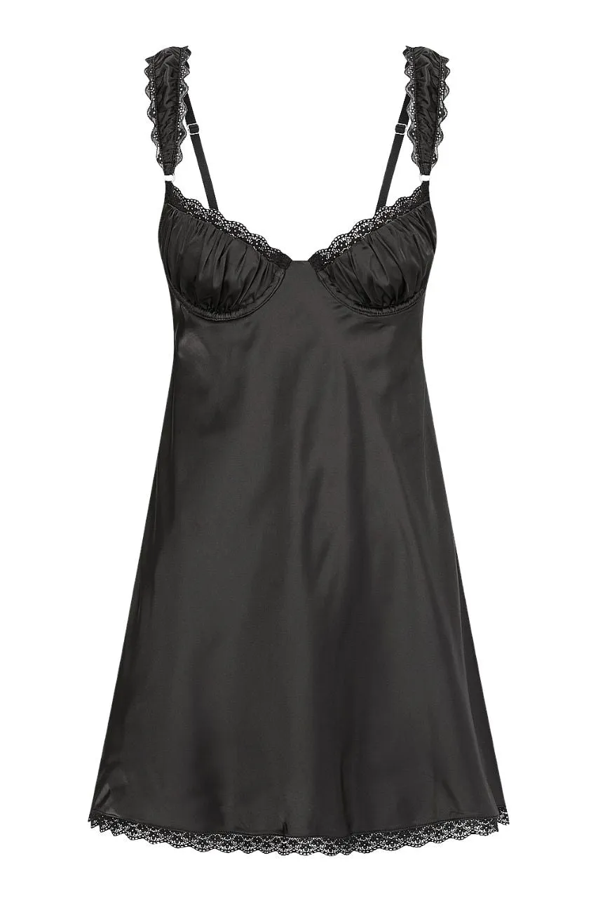 Celeste Slip Black