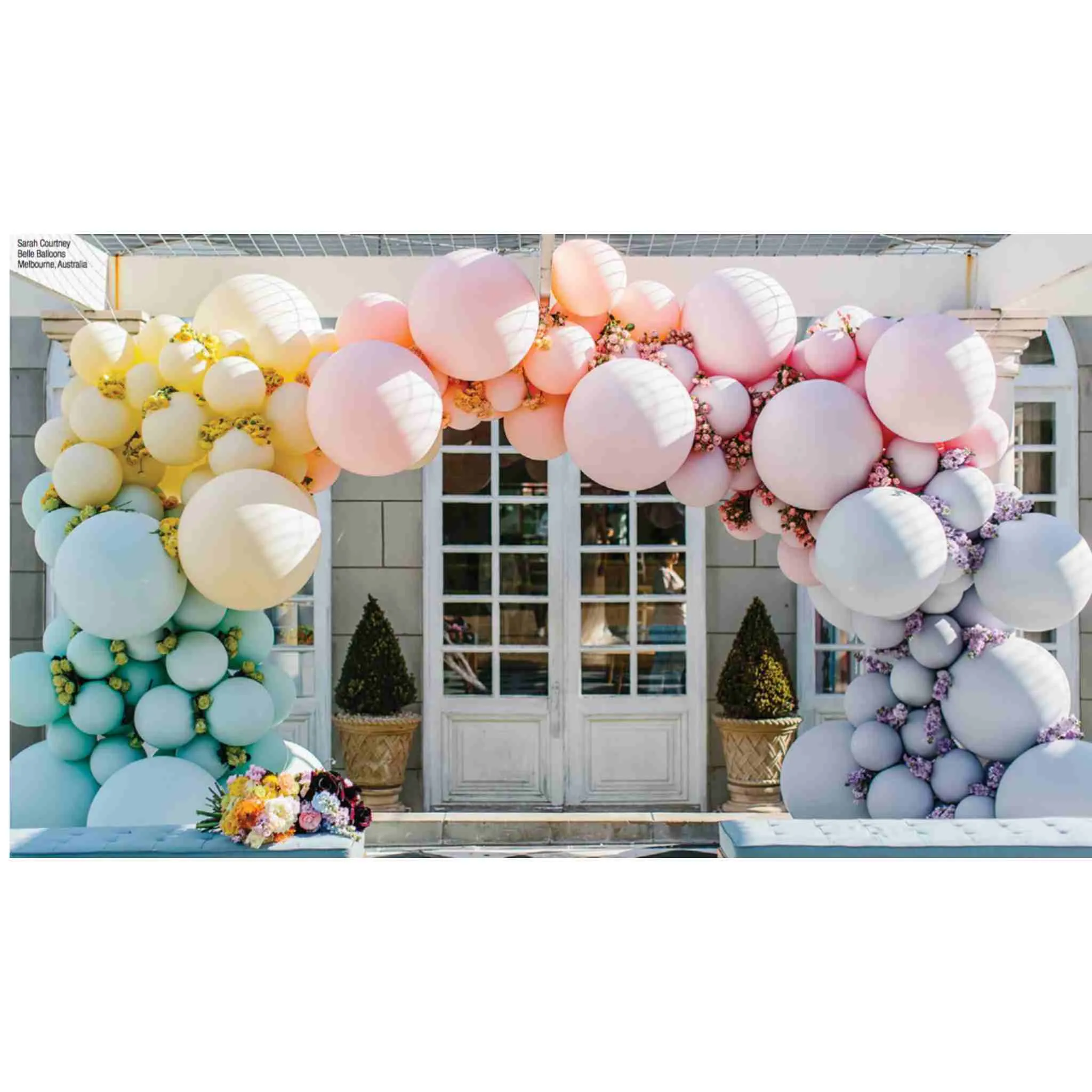 Chalk Coral Custom Layered Latex Balloons