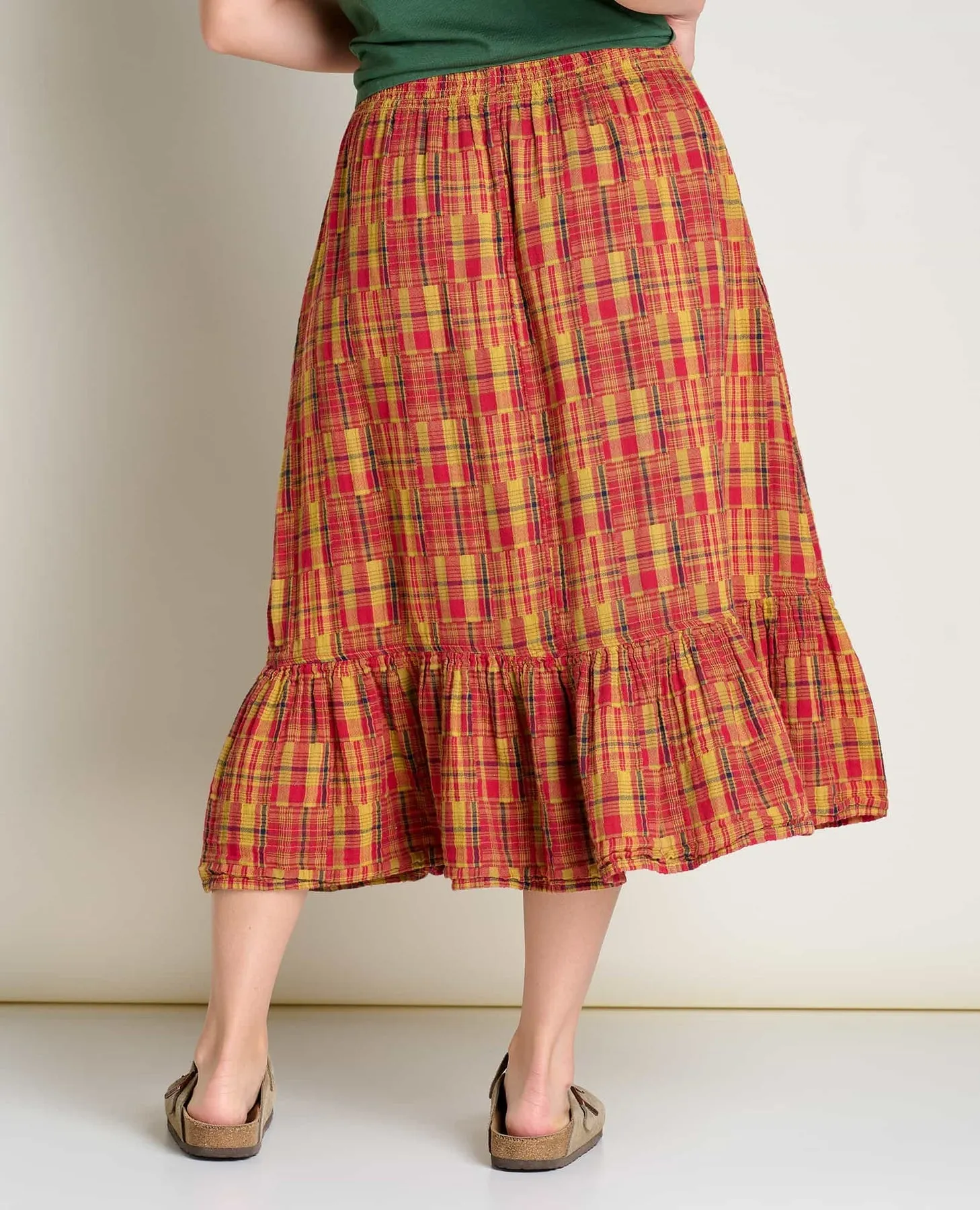 Cipher Midi Skirt - Cinnabar