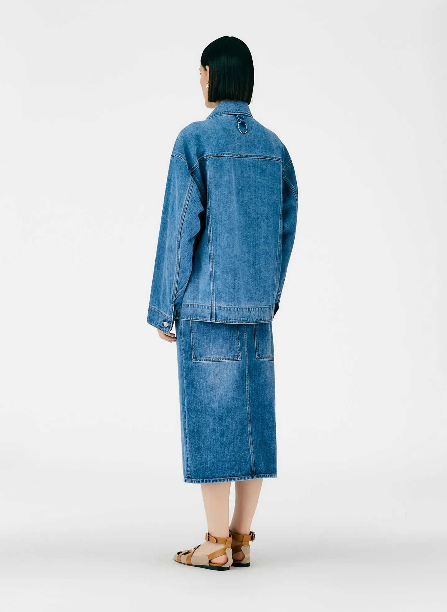 Classic Wash Oversized Jean Jacket