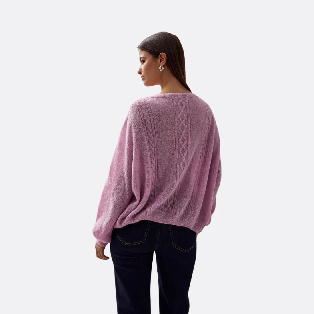 Corden Lilac Tricot Cardigan