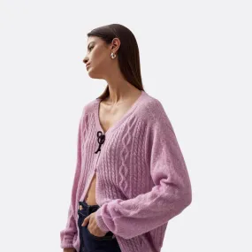 Corden Lilac Tricot Cardigan