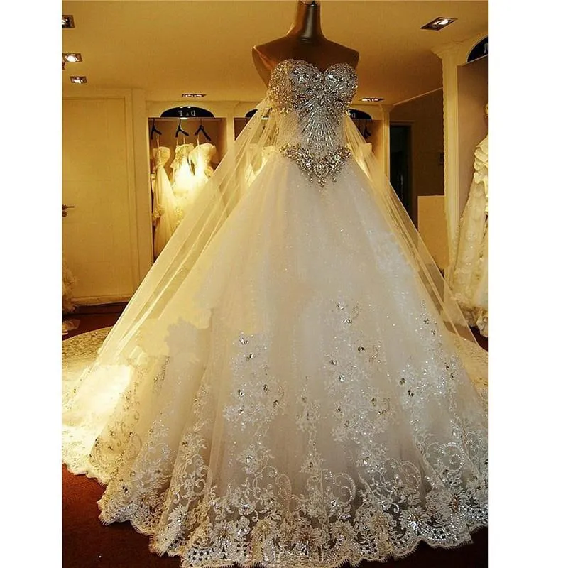 Crystal Wedding Dress Bridal gown