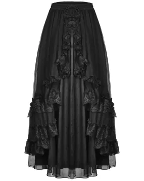 Dark In Love Long Layered Gothic Courtesan Skirt