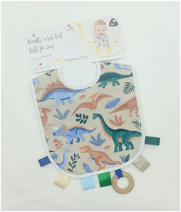 Dinosaur Play (teething bib)