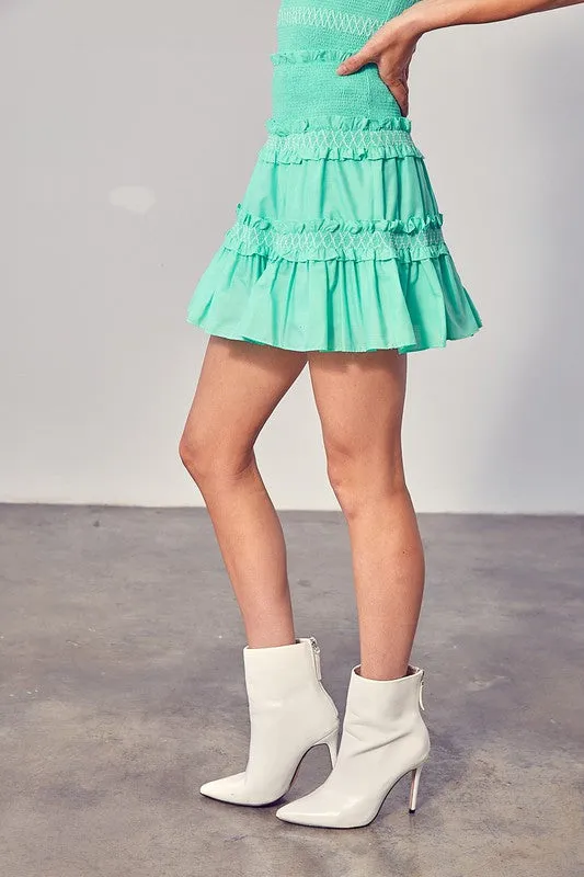 Do   Be Collection Junior Tiered Ruffle Skirt