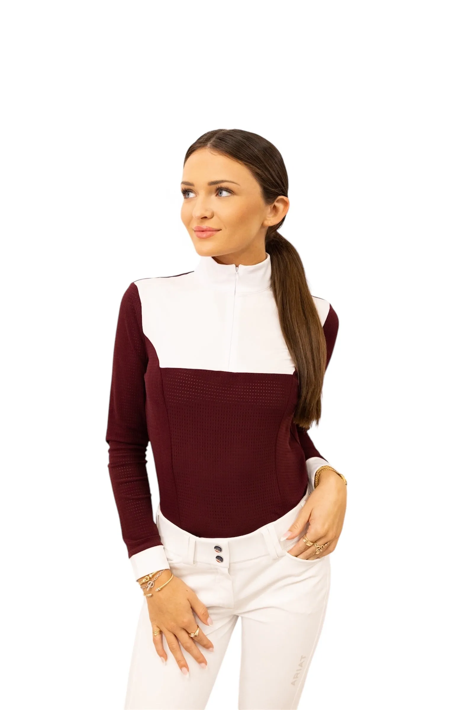 Equisite Elements- Pauline Long Sleeve Show Shirt