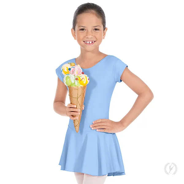 Eurotard Child Angelica Bow Back Leotard with Skirt - 44285