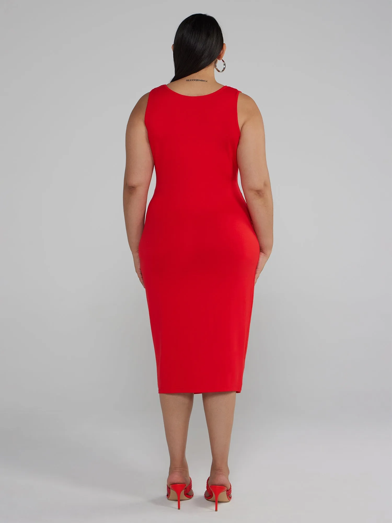 Fashion To Figure - FTF Signature Sleeveless Everyday Midi Dress