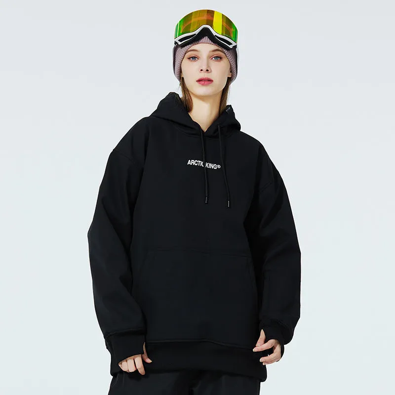 Fashion Unisex 2 In 1 Snow Hoodies Kangaroo Pocket Pullover