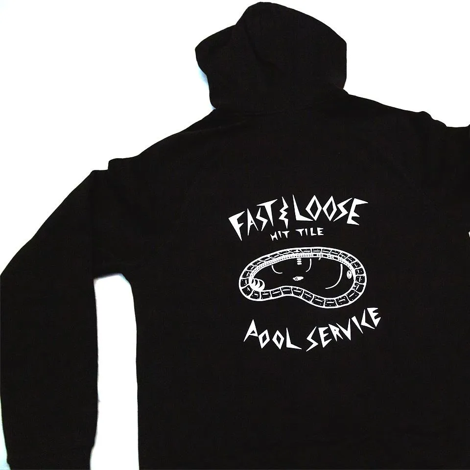 Fast And Loose Pool Service Hoodie - Black