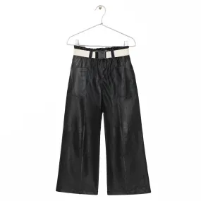 FAUX LEATHER TROUSERS