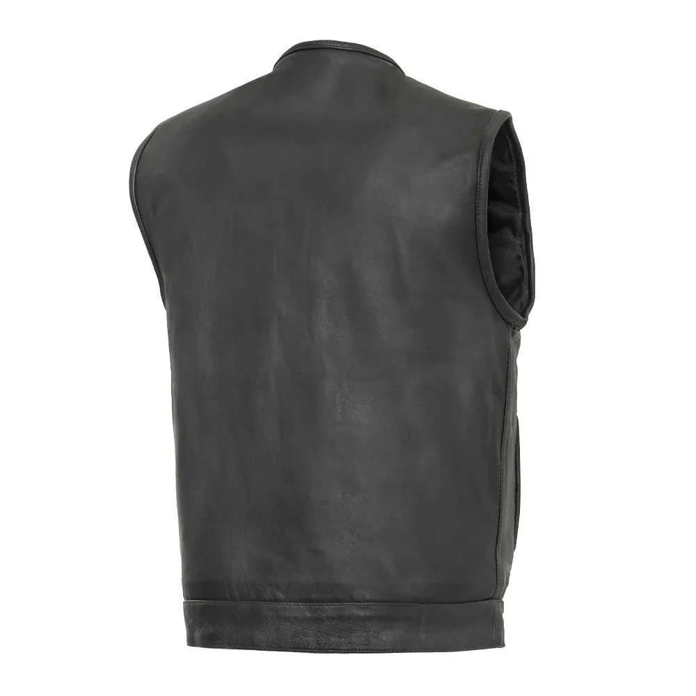 FIM639NOC | No Rival - Men's Motorcycle Leather Vest