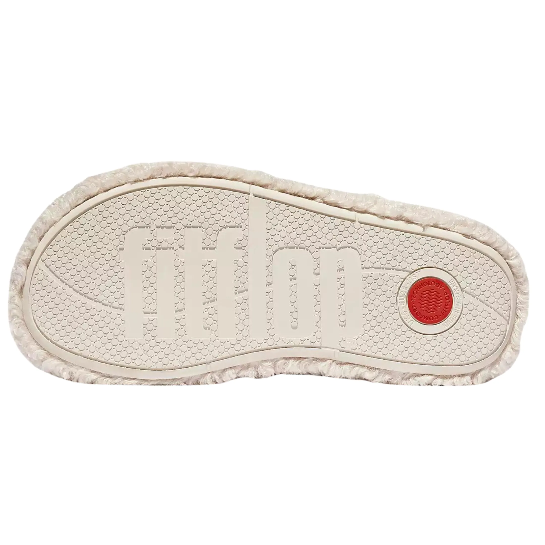 FitFlop Women's iQushion D-Luxe Teddy Milk Ice